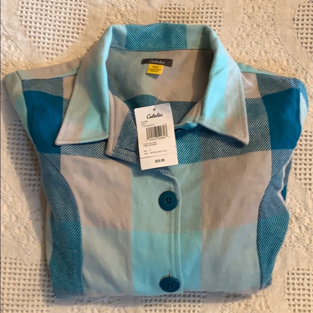 NWT Women’s Cabela Flannel Shirt Jacket